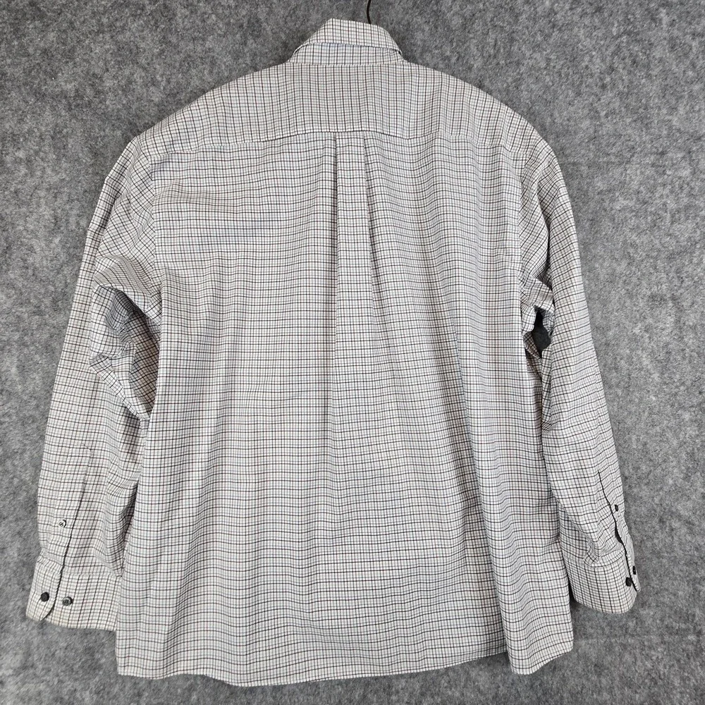 Jos A Bank Shirt Mens 2XL Tattersall Check Traveler Button Down Long Sleeve - Picture 11 of 13